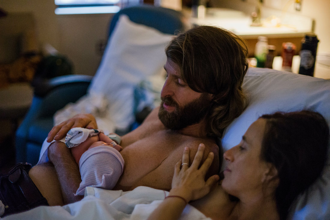 Postpartum bliss after a healthy unmedicated birth, photo by Gathered and Found Greenville South Carolina Birth Photography